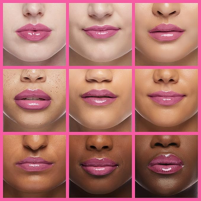 Lip Oil Hydrating Tinted Lip Balm, Plump Lip Gloss Lip Care Transparent Toot Lip Oil Tinted, Glass Lip Glow Oil Fresh Texture & Non-sticky, Nourishing Repairing Lightening Lip Lines Lip Care Products ( 007# Raspberry )