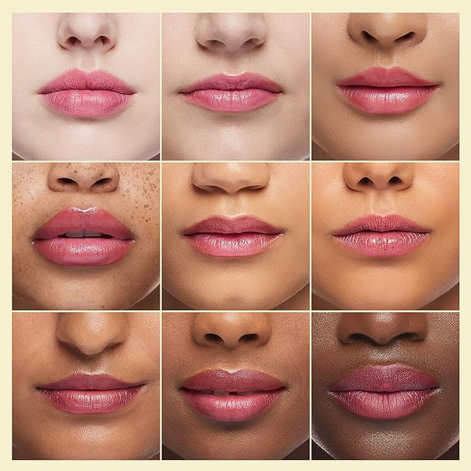 Flower Lip Balm - Color Changing Lipstick Jelly Lip Stain for Perfect Pink Shade, Unique pH Lip Balm for Your Lips, Vegan Flower Balm (Blue Flower)