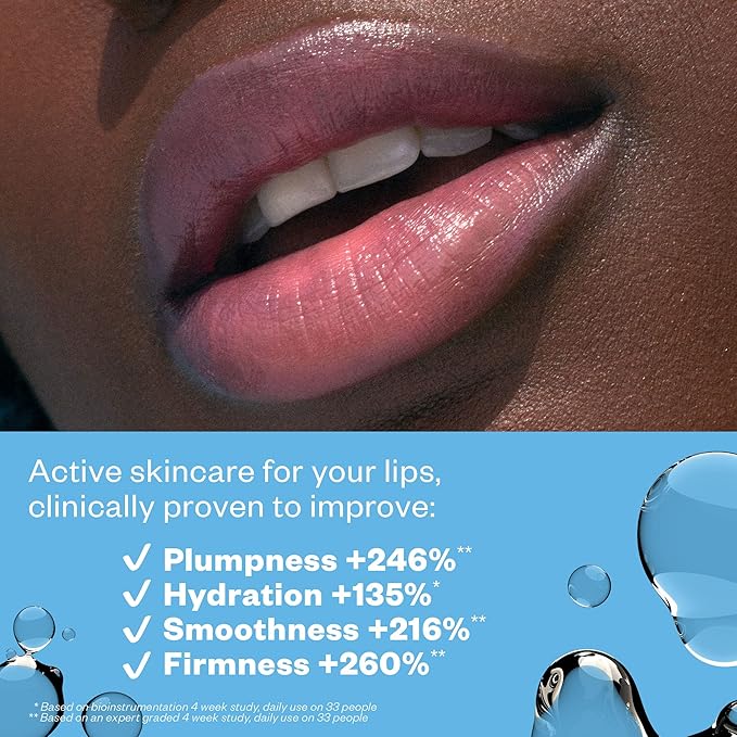 Kosas Lipfuel Hyaluronic Active Sport Lip Balm - Hydrates, Energizes and Protects - Natural Lip Treatment and Care (Rush)