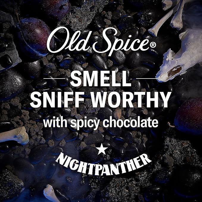 Old Spice Body Wash for Men, NightPanther, 24/7 Shower Freshness, 24 fl oz (Pack of 4)