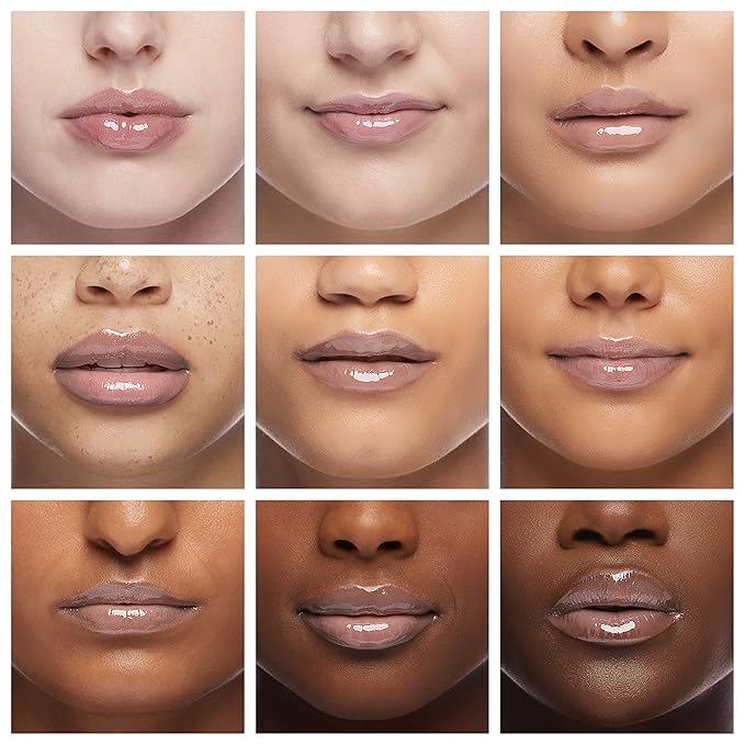 Lip Oil Hydrating Tinted Lip Balm, Plump Lip Gloss Lip Care Transparent Toot Lip Oil Tinted (004# Transparent)
