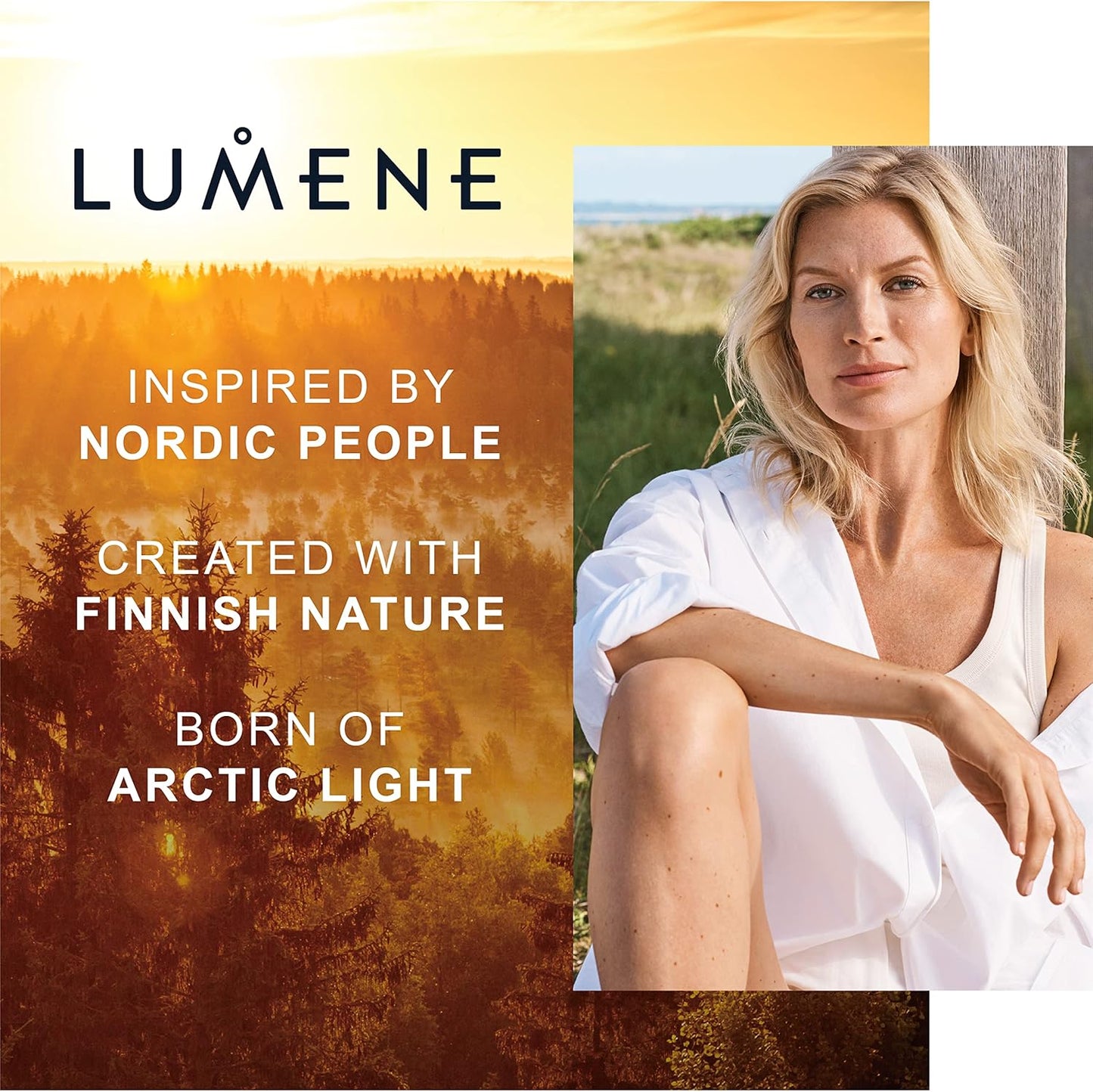 Lumene Invisible Illumination Instant Illuminizer Golden Hour - Lightweight Hydrating Liquid Highlighter - Glowing Skin Makeup Highlighter for a Natural Radiance - Highlight Illuminator (0.5 Fl Oz)