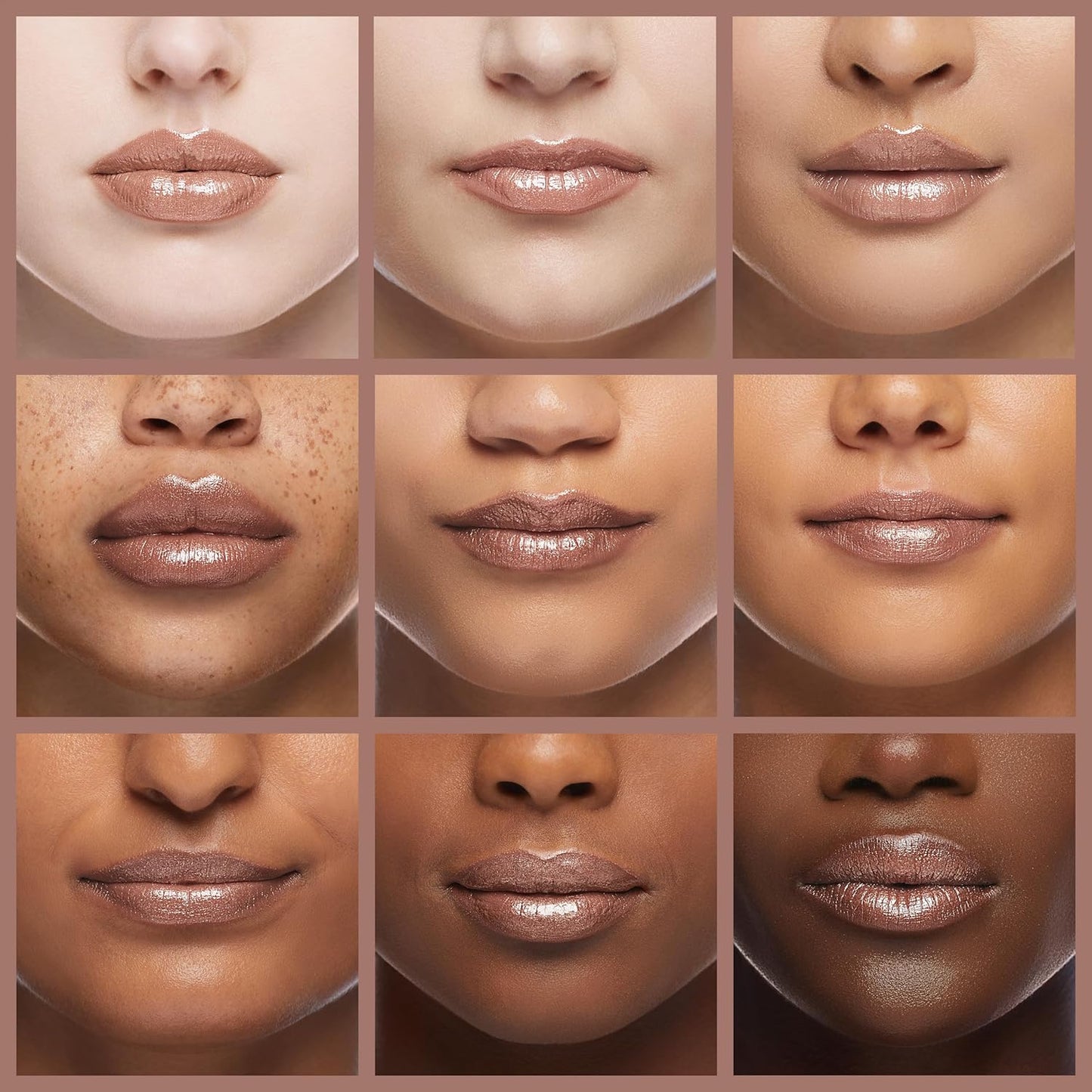 Oulac Brown Lipstick for Women with Metallic 3D Shine Lightweight Hydrating Formula, High Impact Lip Color, Vegan Beauty, Full Coverage Lip Makeup, Christmas Gifts for Women, Guilty Pleasure (09)