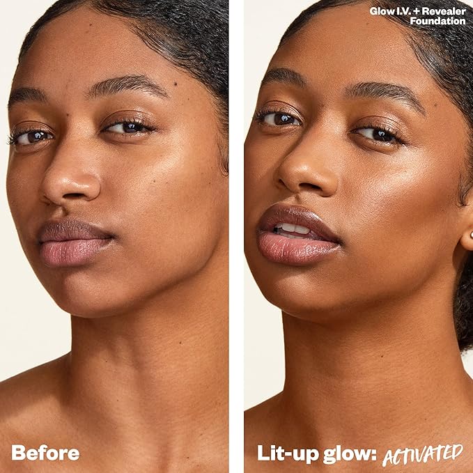 Kosas Glow I.V. Vitamin-Infused Skin Enhancer Face Makeup - Tinted Beauty Highlighter for a Healthy Glow - Recharge