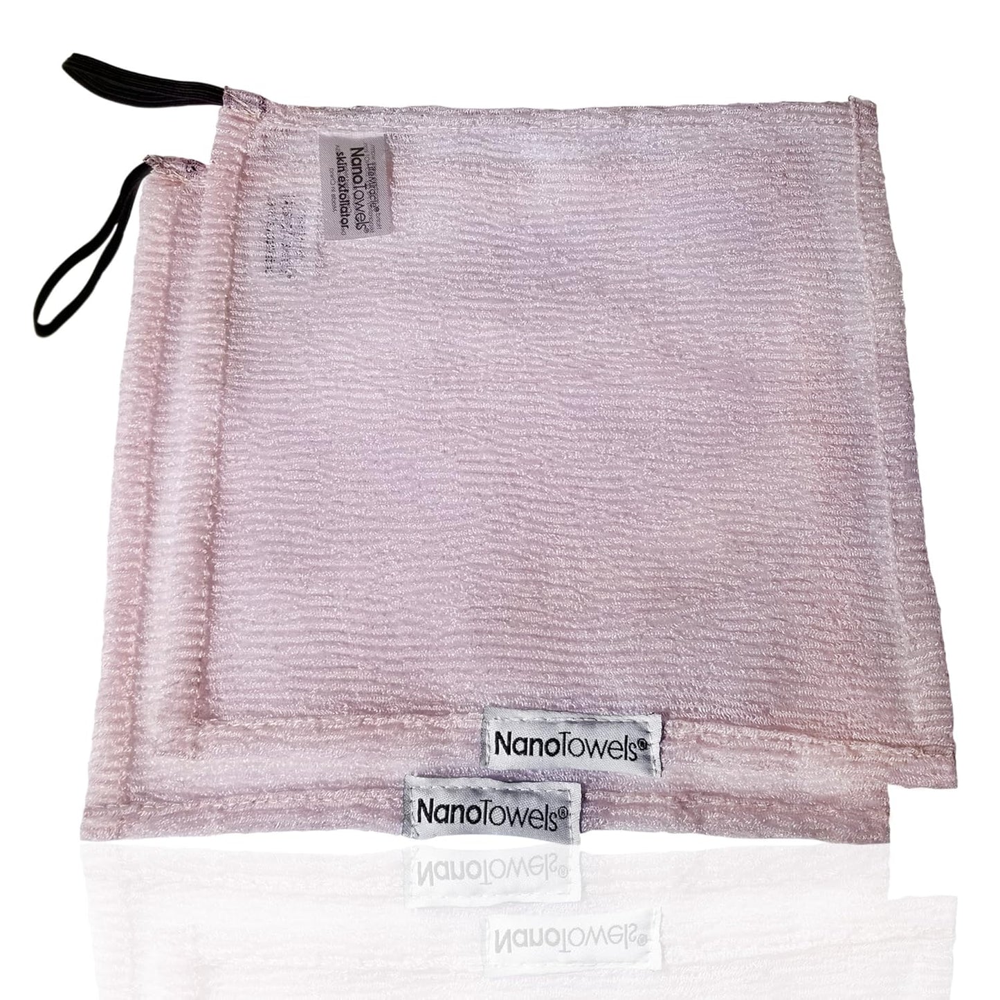 Nano Towels Skin Exfoliating Cleanser | Personal Microdermabrasion Face Wash, Pore Toner & Body Scrub Cloth | Chemical Free Dead Skin and Blackhead Remover. Korean Skin Care Secret | 2 Exfoliators
