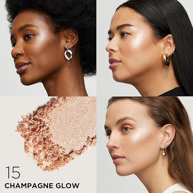 L'Oreal Paris Infallible Up to 24HR Highlighter, Longwear Powder Highlighter For All Day Glow, Champagne Glow, 0.31 Oz